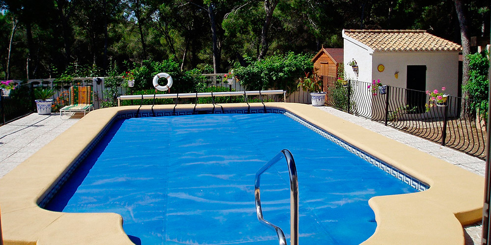 Invernaje de la piscina con Tejar Viejo